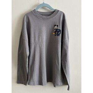 Walt Disney World T Shirt Medium Spirit Jersey Youth Kids Gray Park Mickey Goofy